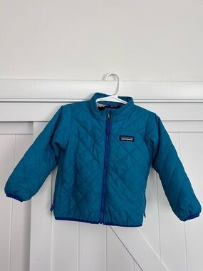 Patagonia Nano Puff Teal Kids Jacket